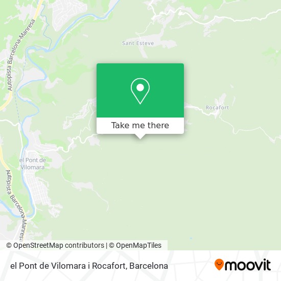 el Pont de Vilomara i Rocafort map