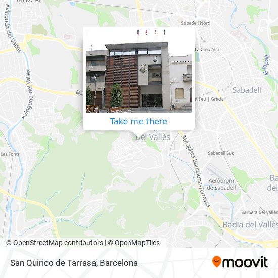 San Quirico de Tarrasa map