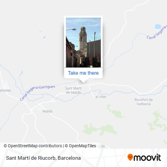 Sant Martí de Riucorb map