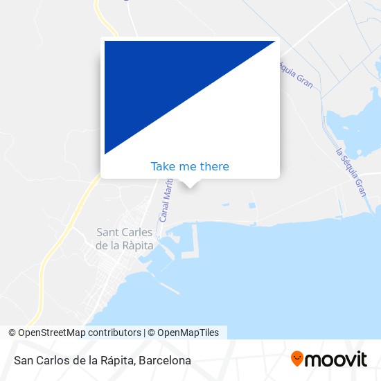 San Carlos de la Rápita map