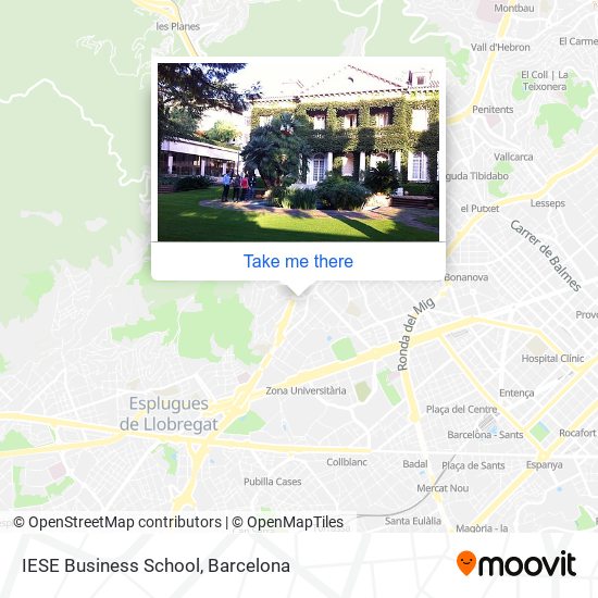 mapa IESE Business School