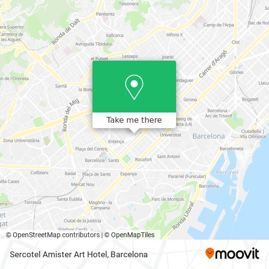 Sercotel Amister Art Hotel map