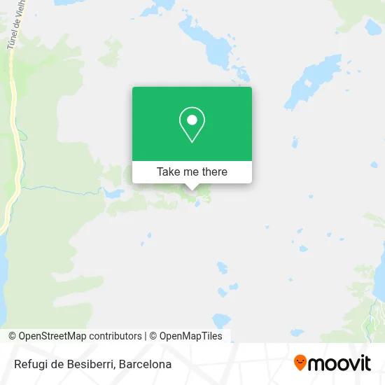 Refugi de Besiberri map