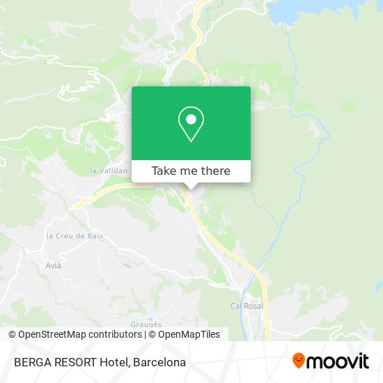 BERGA RESORT Hotel map