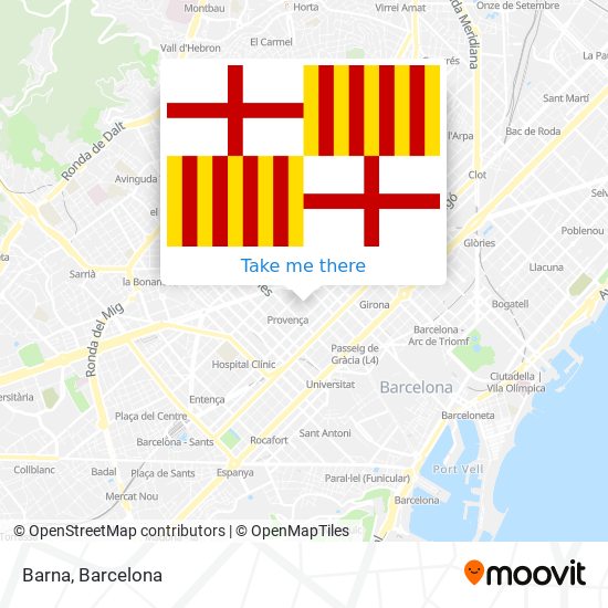 Barna map