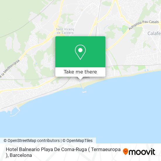 Hotel Balneario Playa De Coma-Ruga ( Termaeuropa ) map