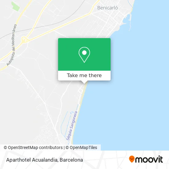 Aparthotel Acualandia map