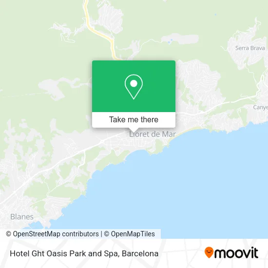 Hotel Ght Oasis Park and Spa map