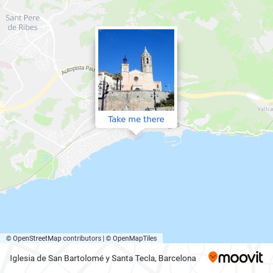 Iglesia de San Bartolomé y Santa Tecla map