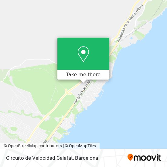 Circuito de Velocidad Calafat map