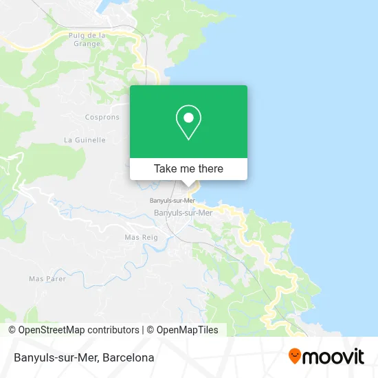 Banyuls-sur-Mer map