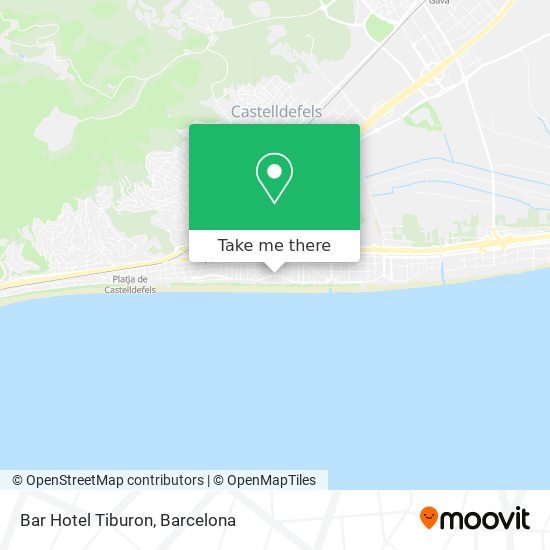 Bar Hotel Tiburon map