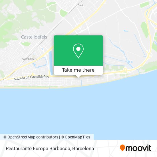 Restaurante Europa Barbacoa map