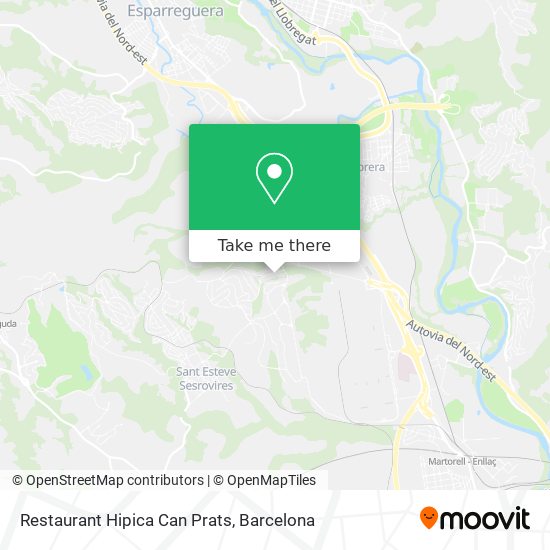 Restaurant Hipica Can Prats map