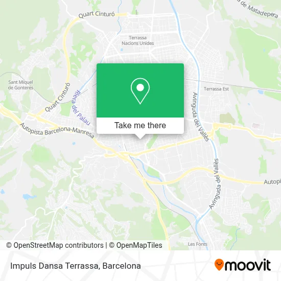 Impuls Dansa Terrassa map