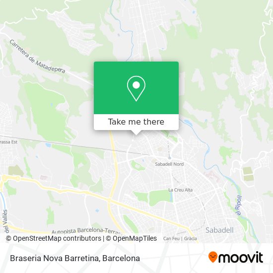 Braseria Nova Barretina map