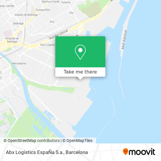 Abx Logistics EspaÑa S.a. map