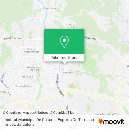 Institut Municipal De Cultura I Esports De Terrassa Imcet map