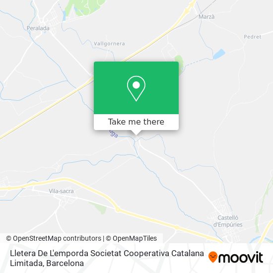 Lletera De L'emporda Societat Cooperativa Catalana Limitada map