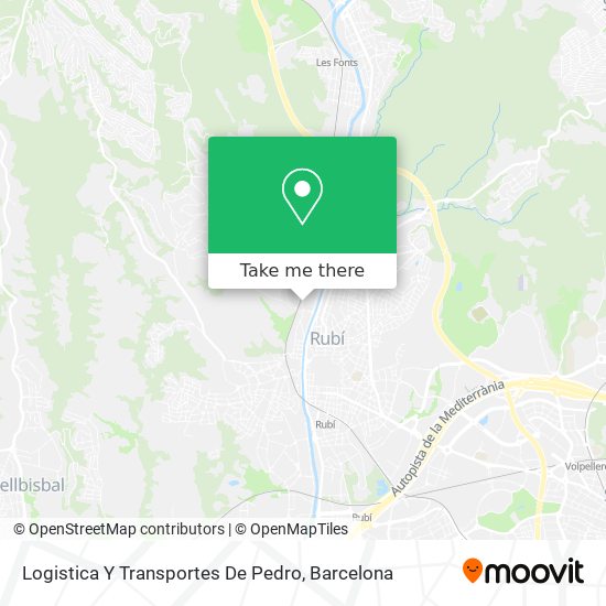 Logistica Y Transportes De Pedro map