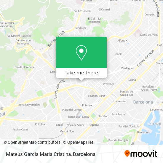 Mateus Garcia Maria Cristina map