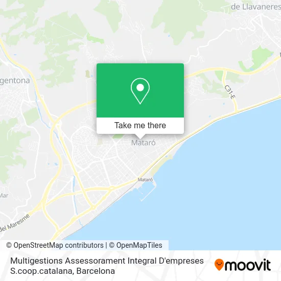 Multigestions Assessorament Integral D'empreses S.coop.catalana map
