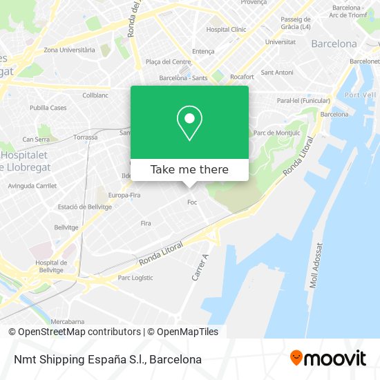 Nmt Shipping España S.l. map
