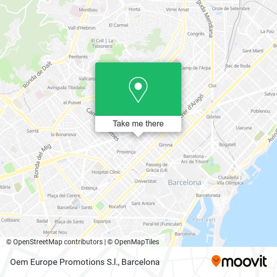 Oem Europe Promotions S.l. map
