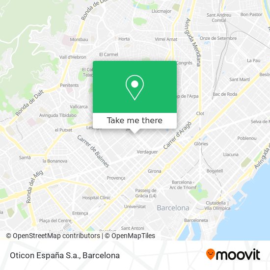 Oticon España S.a. map