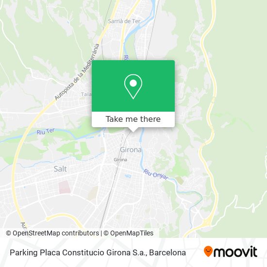 Parking Placa Constitucio Girona S.a. map