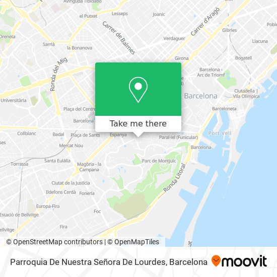 Parroquia De Nuestra Señora De Lourdes map