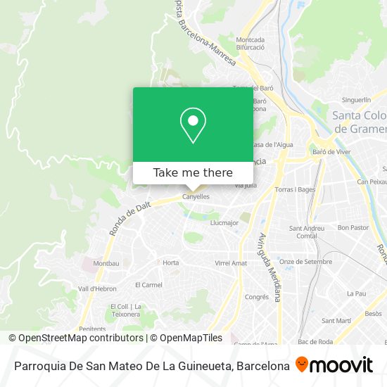 Parroquia De San Mateo De La Guineueta map