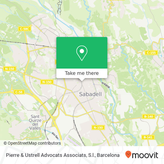 Pierre & Ustrell Advocats Associats, S.l. map