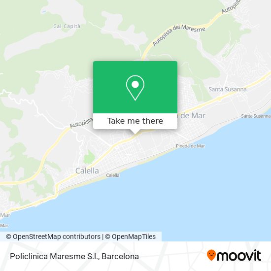 Policlinica Maresme S.l. map