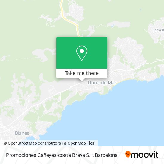 Promociones Cañeyes-costa Brava S.l. map