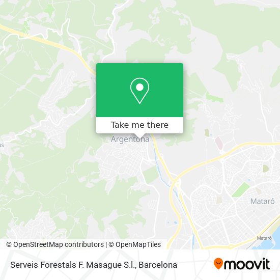 Serveis Forestals F. Masague S.l. map