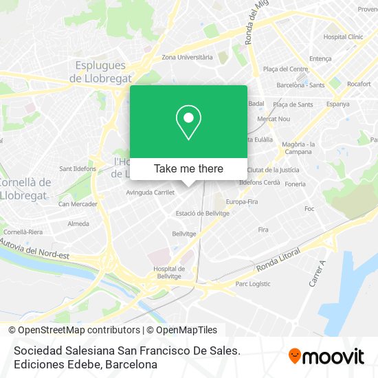 Sociedad Salesiana San Francisco De Sales. Ediciones Edebe map