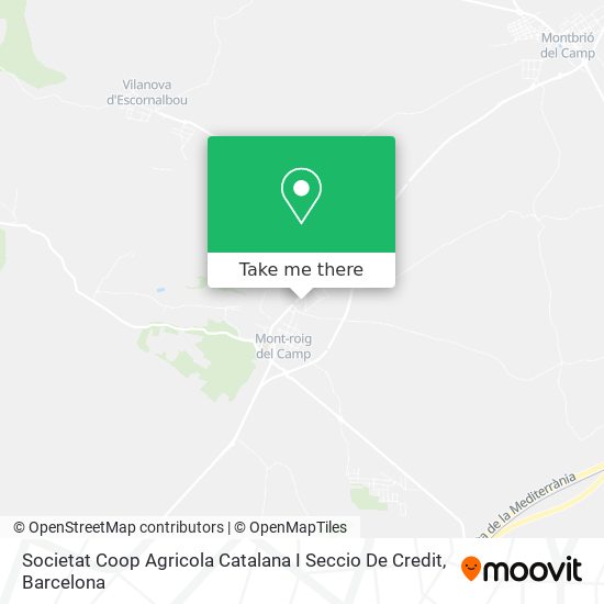 Societat Coop Agricola Catalana I Seccio De Credit map