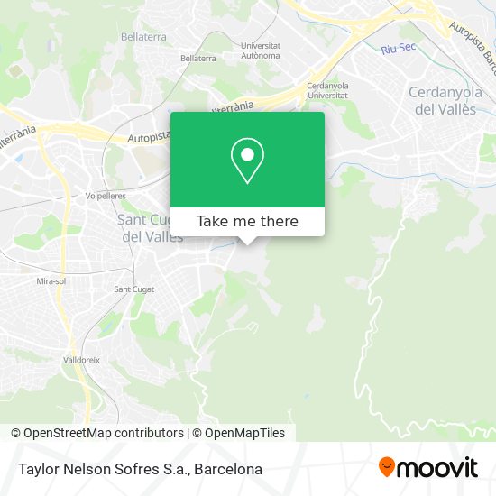 Taylor Nelson Sofres S.a. map