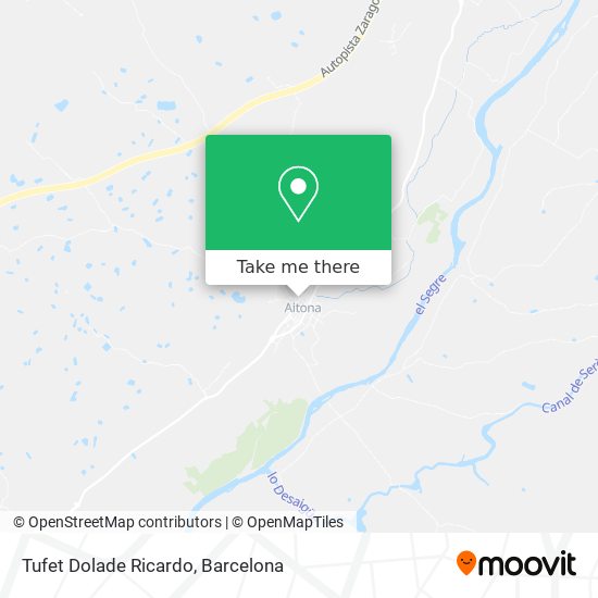 Tufet Dolade Ricardo map