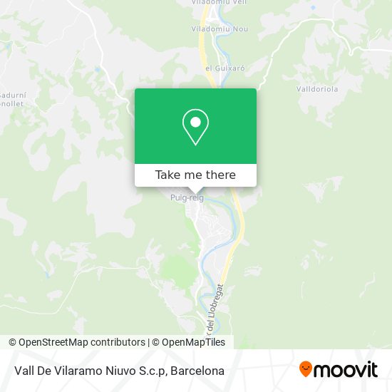 Vall De Vilaramo Niuvo S.c.p map