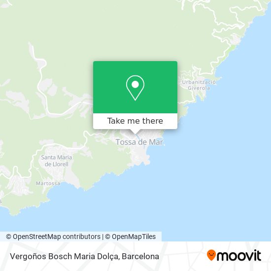 Vergoños Bosch Maria Dolça map