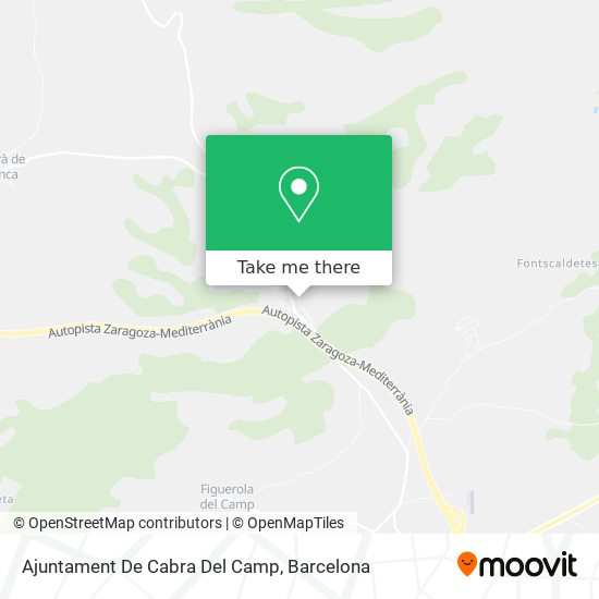 Ajuntament De Cabra Del Camp map