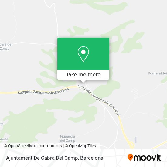 Ajuntament De Cabra Del Camp map