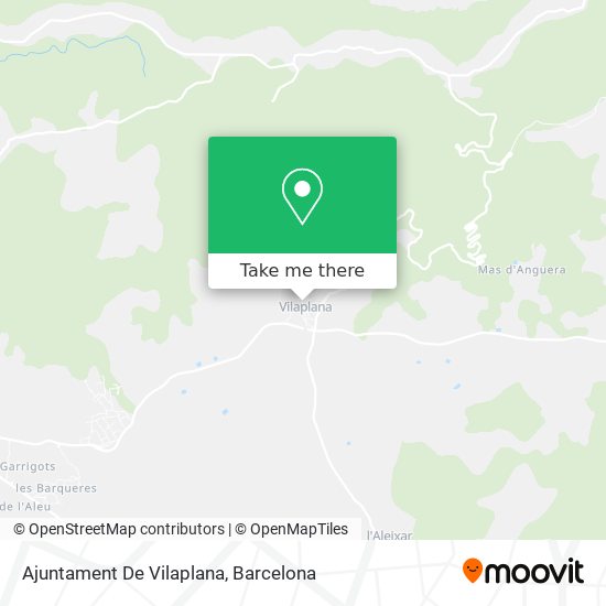 Ajuntament De Vilaplana map