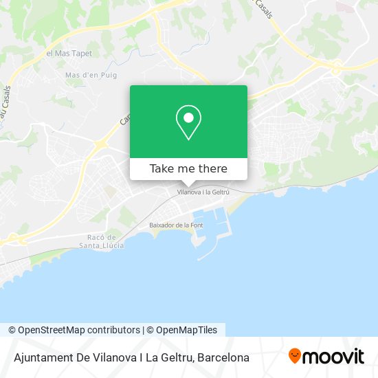 Ajuntament De Vilanova I La Geltru map
