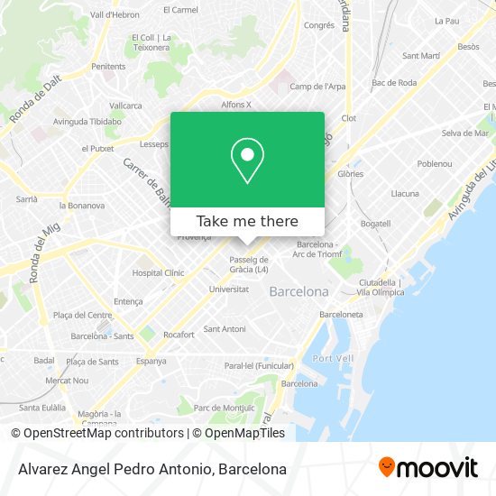 Alvarez Angel Pedro Antonio map