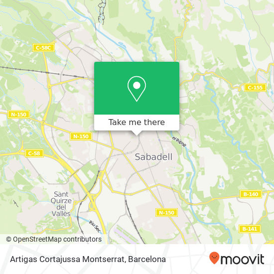 Artigas Cortajussa Montserrat map