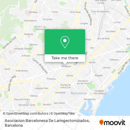 Asociacion Barcelonesa De Laringectomizados map