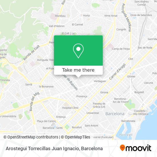 Arostegui Torrecillas Juan Ignacio map
